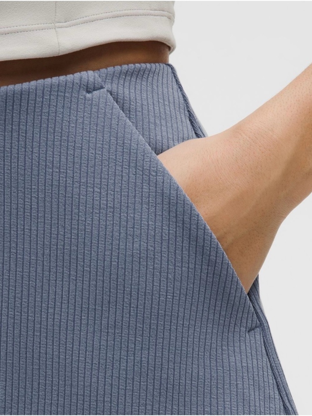 Lululemon Ribbed Softstream High Rise 2" Shorts - Picture 2 of 6